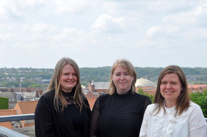 Fra venstre til højre: Vivian Smith, Kiki Dolberg Stöcker og Marie Vissing Nedergaard.